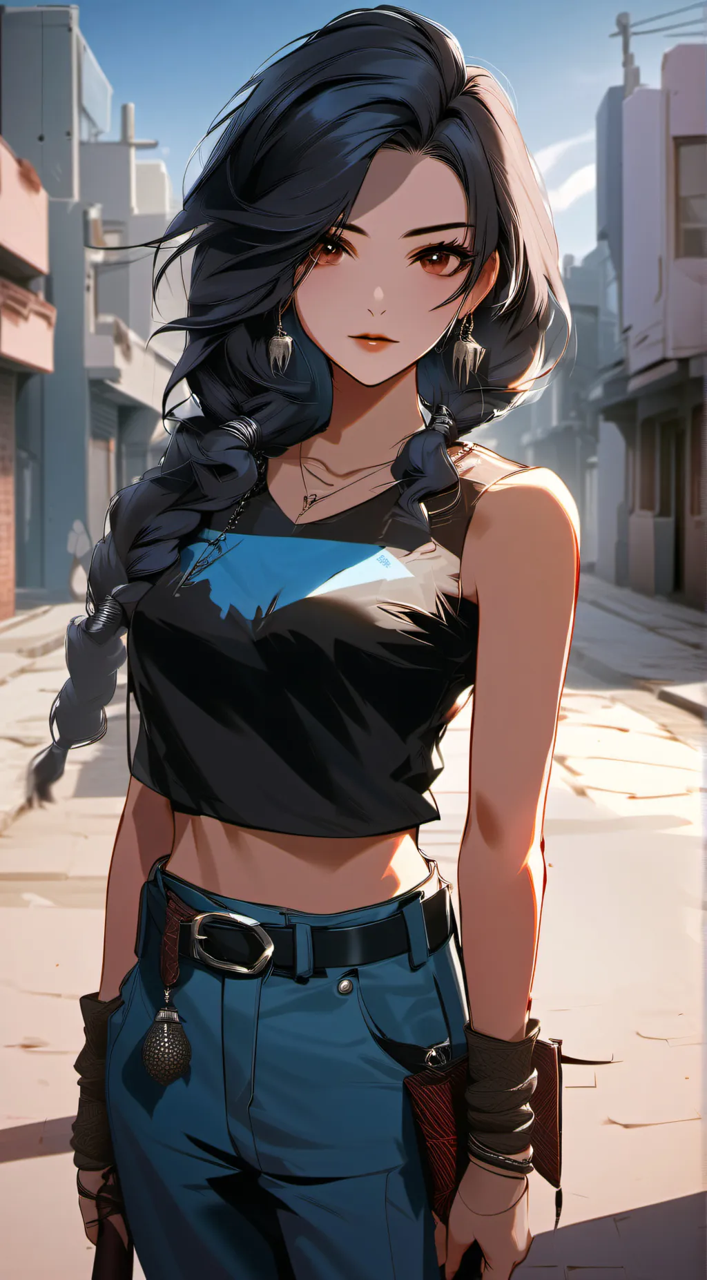 ai character: Vivian  background