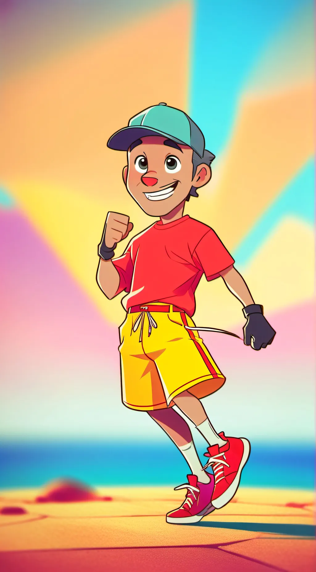 ai character: Hallucinating background