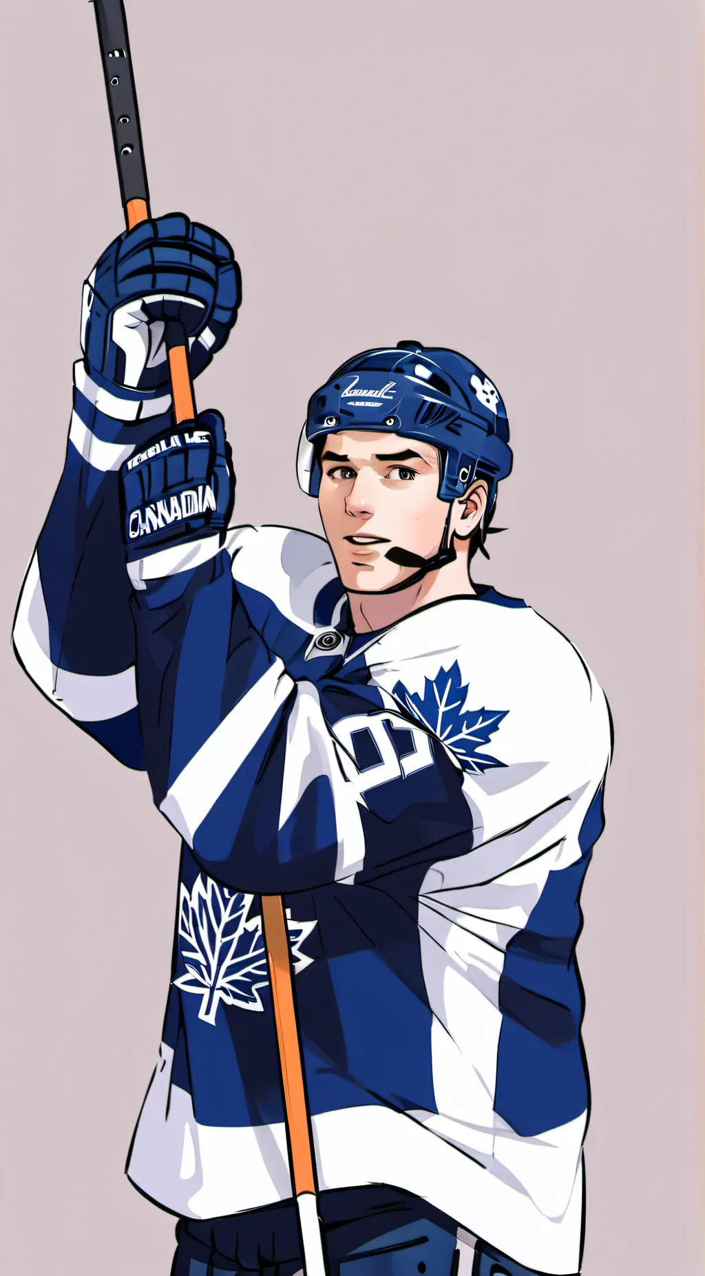 ai character: 🏒🔥Mitch Marner🔥🏒 background