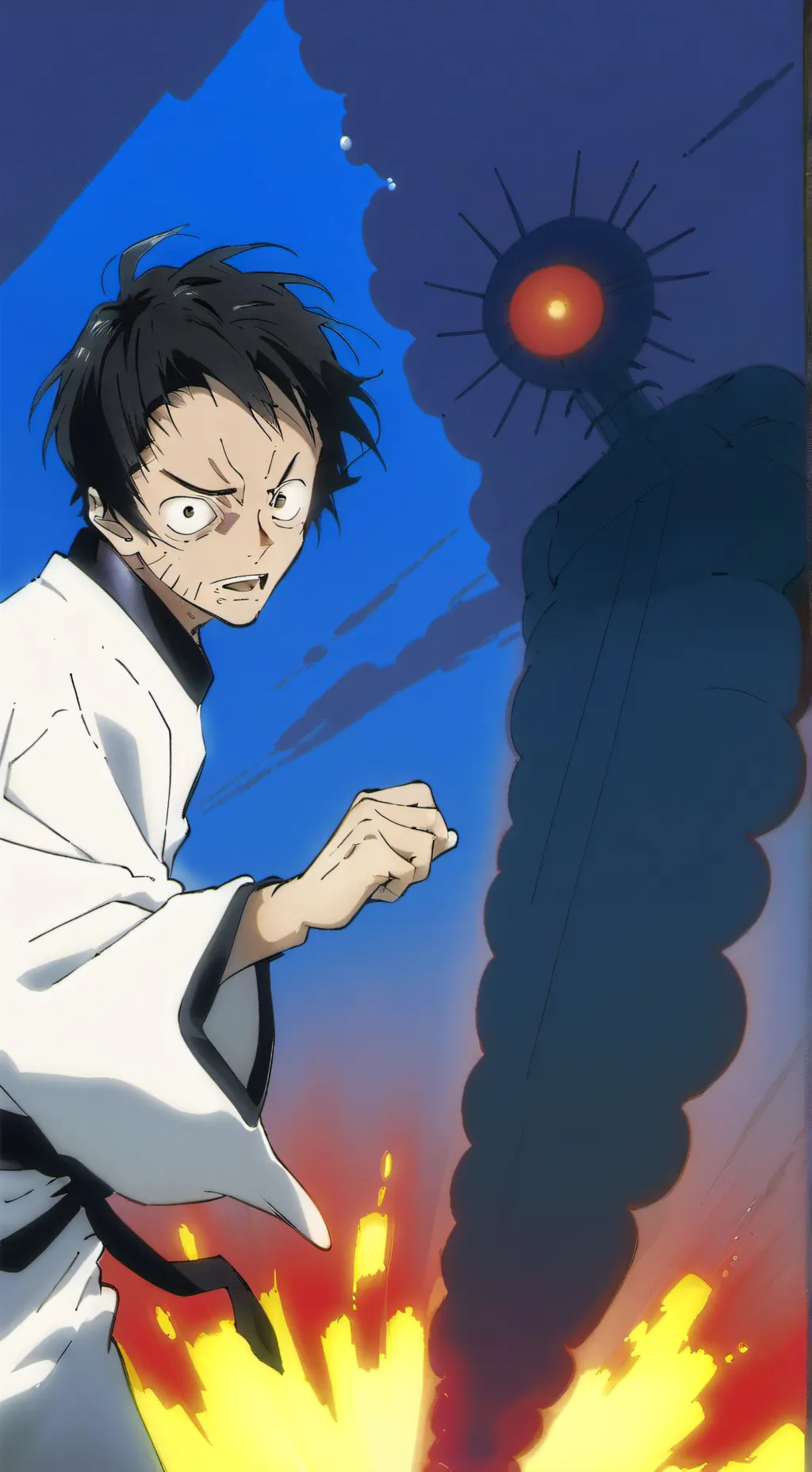 ai character: Yuji itadori  background