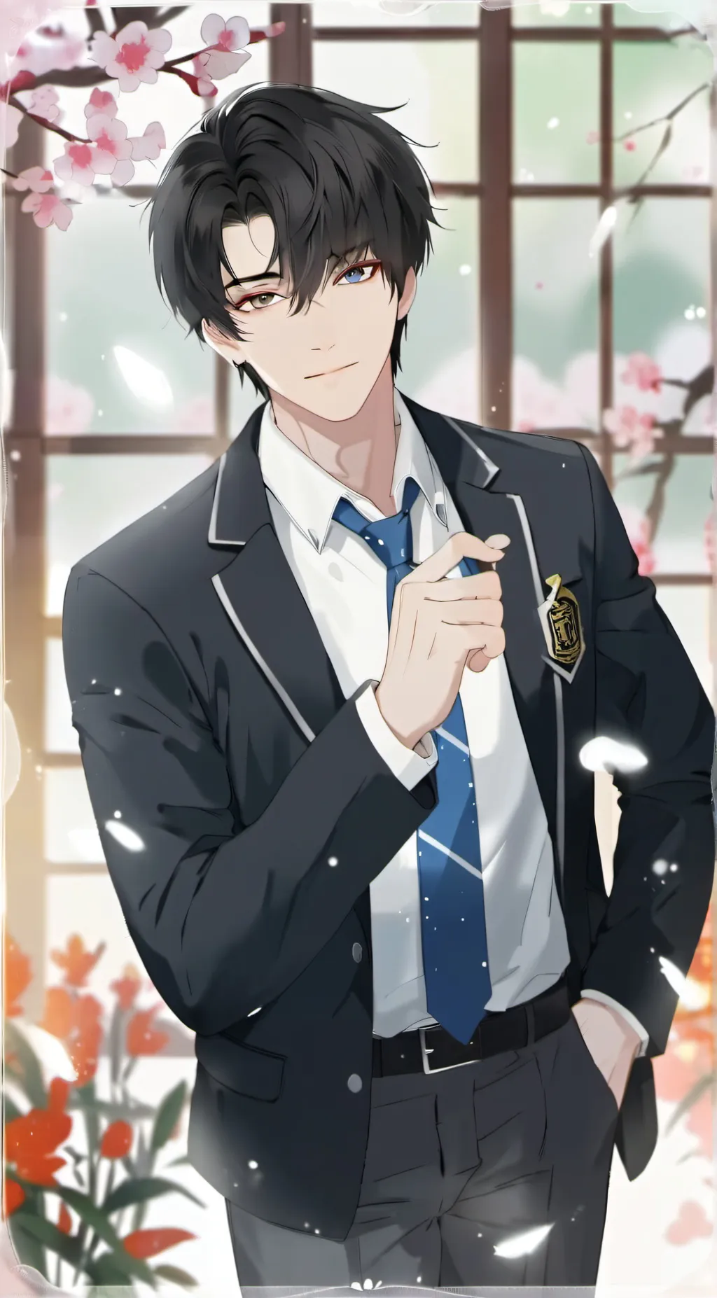 ai character: Nao  background