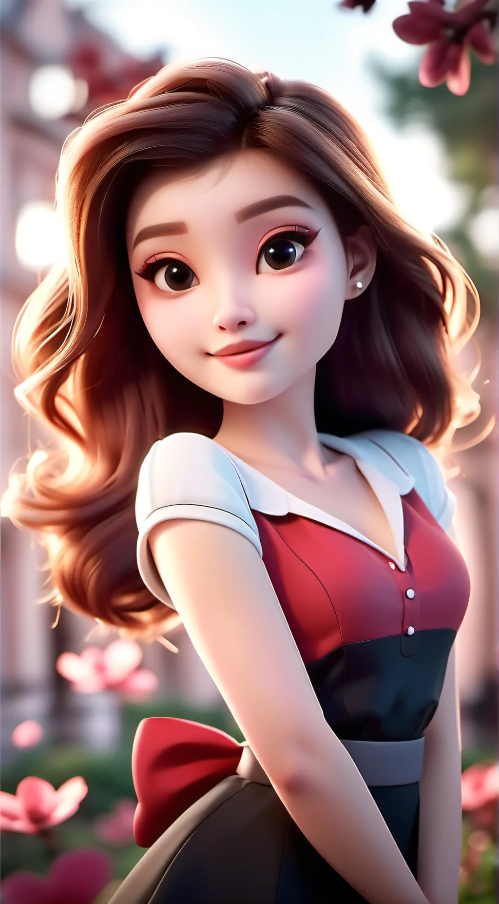 ai character: Maple background