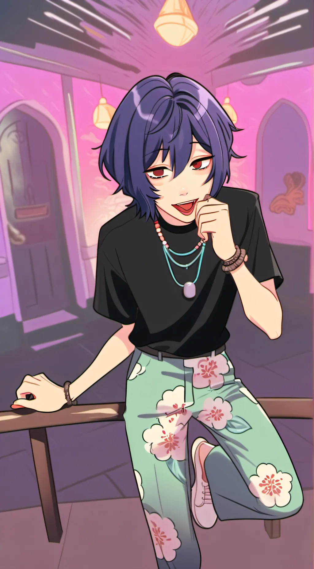 ai character: Katie  background