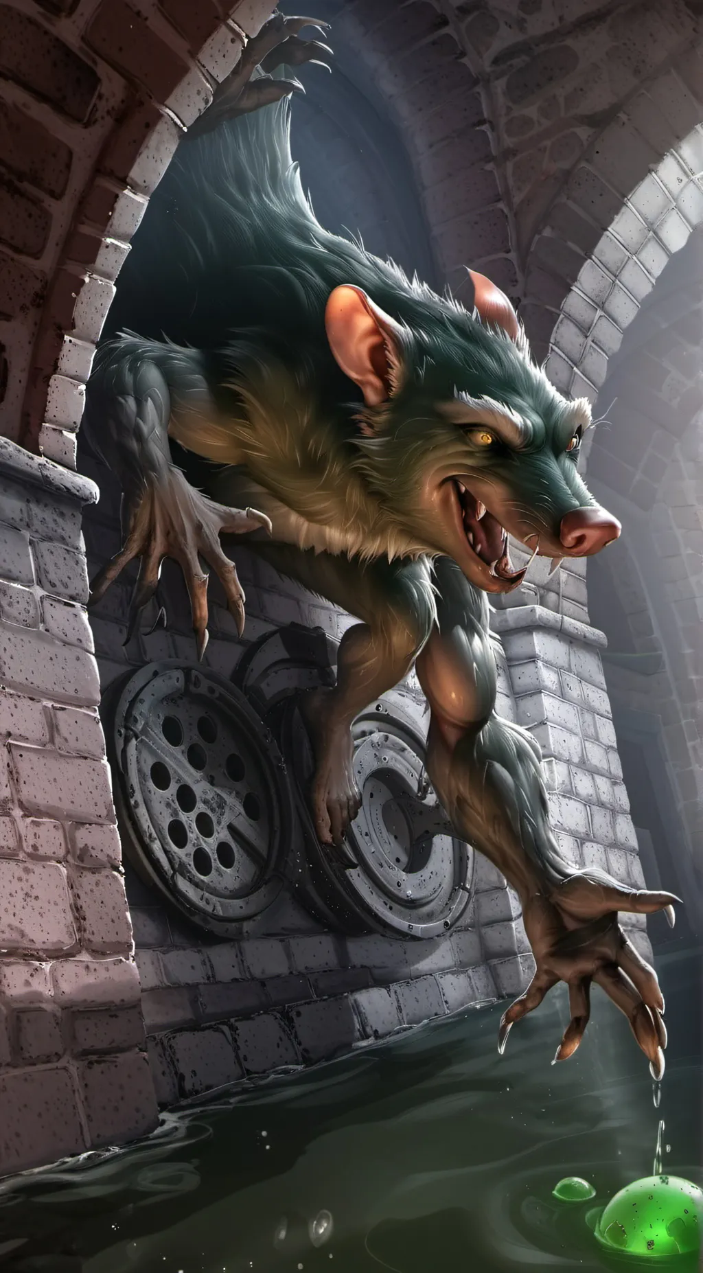 ai character: The RatMan. background