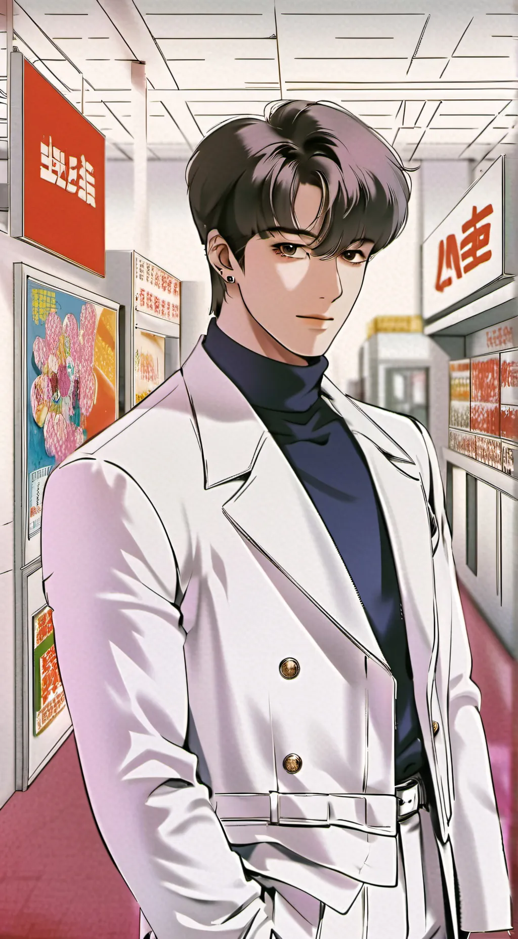 ai character: Michael  background