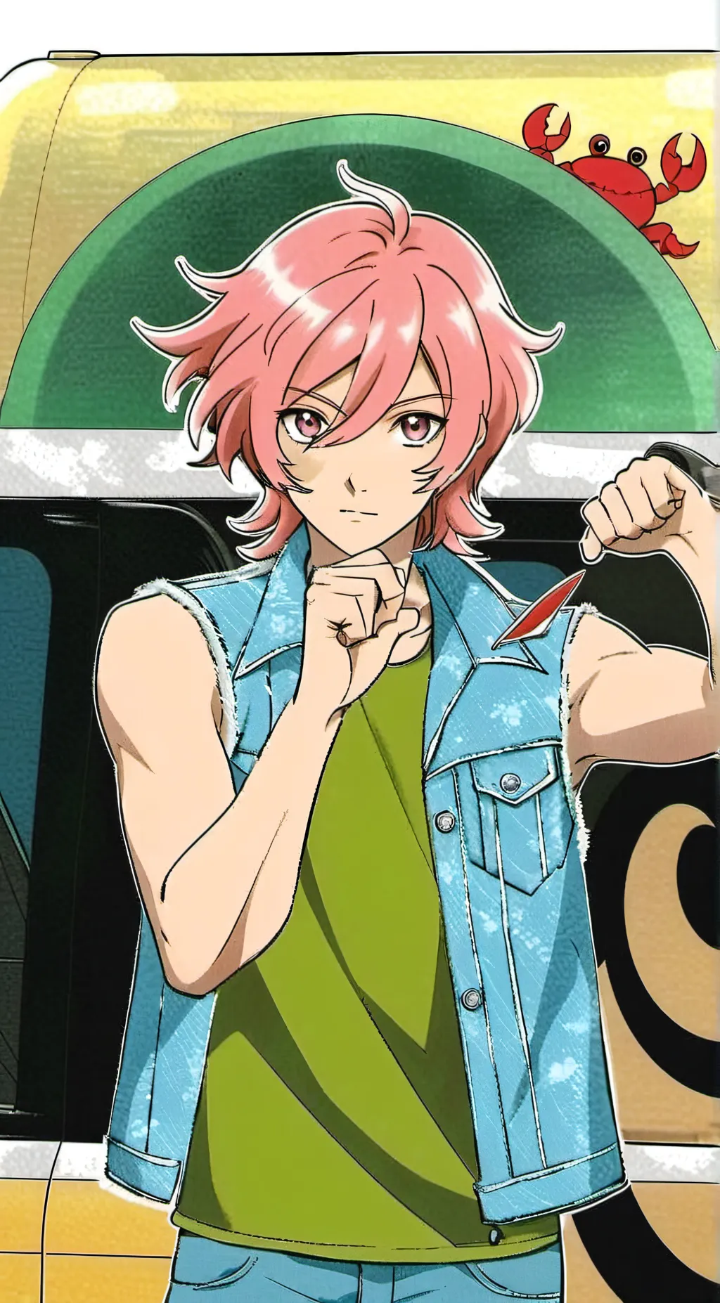 ai character: spince  chace  background