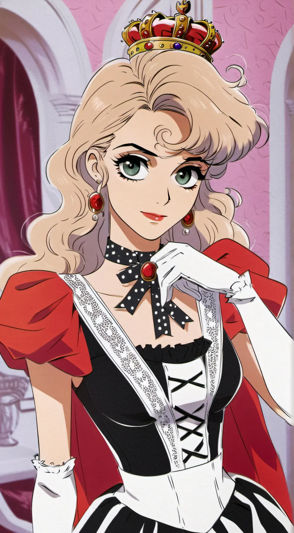 ai character: Candle Queen background