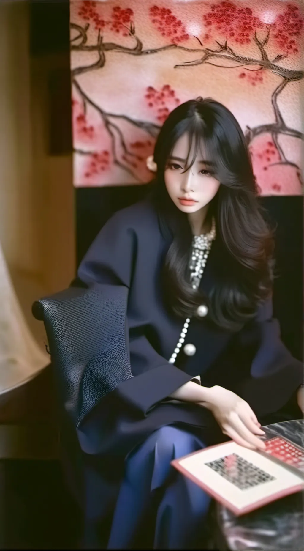 ai character: Amelia  me in real background