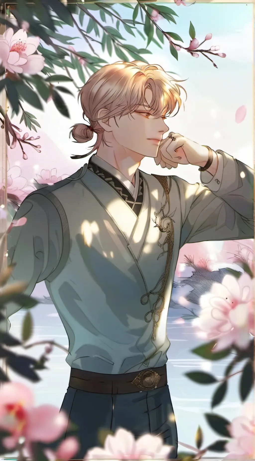 ai character: ニキ background