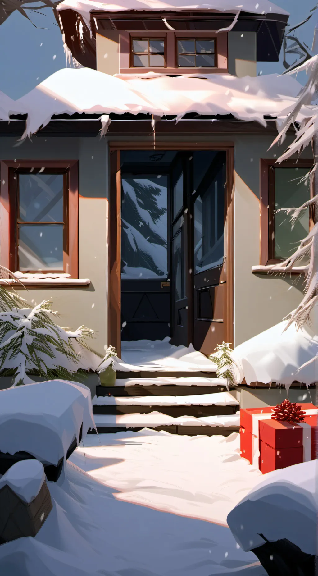 ai character: ×HH christmas!× background