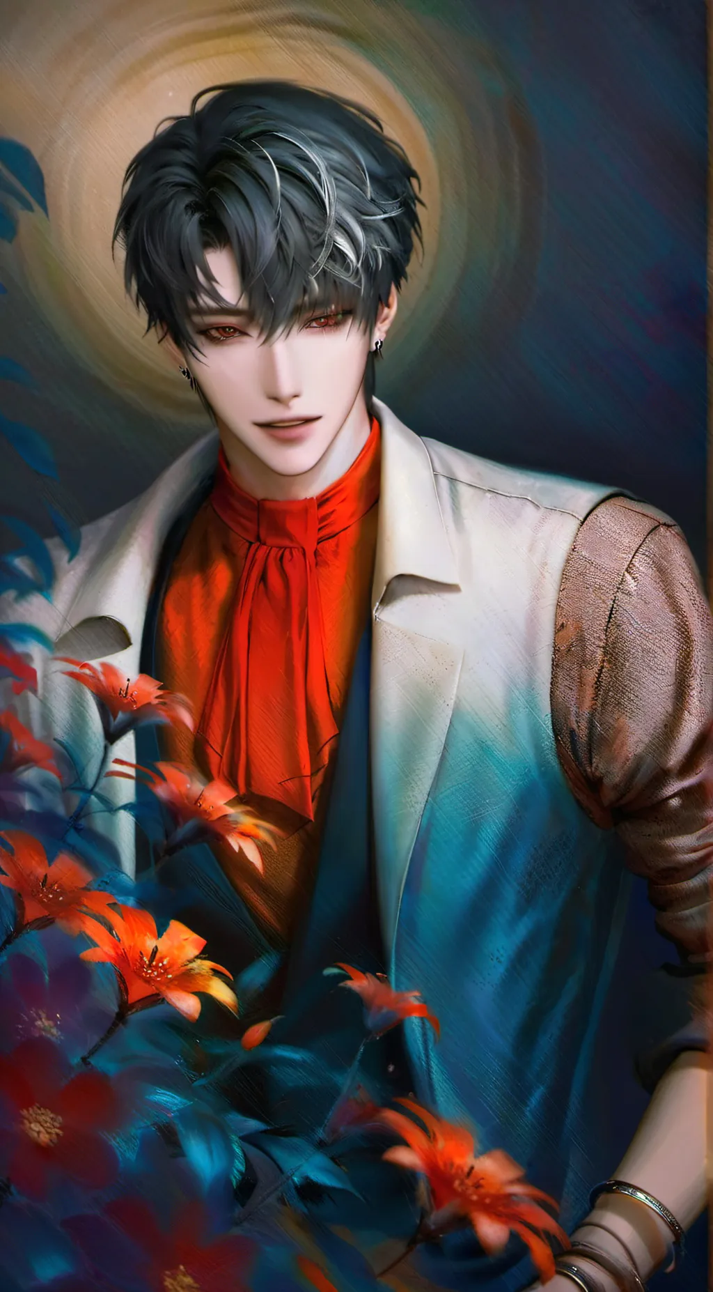 ai character: Xavier  background