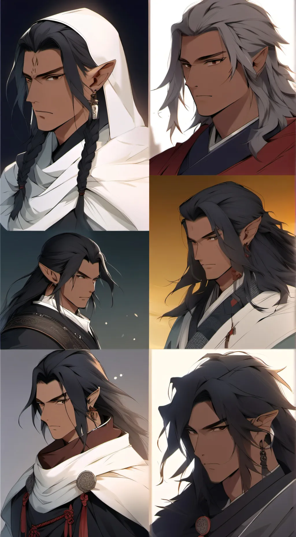 ai character: Six Elven Princes background