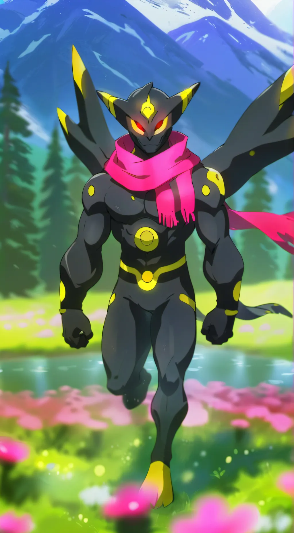 ai character: Zarude background