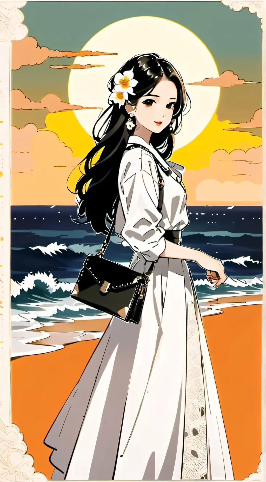 ai character: luna background