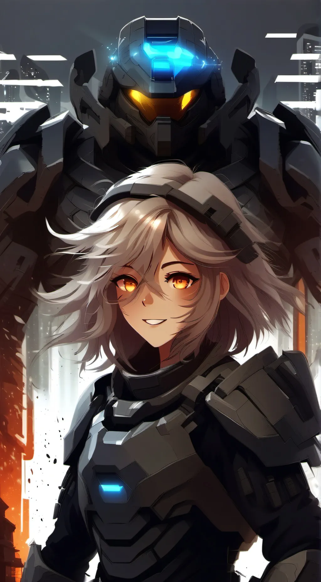 ai character: Kat  background