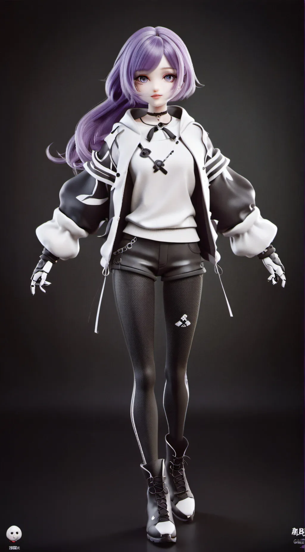 ai character: uzi background