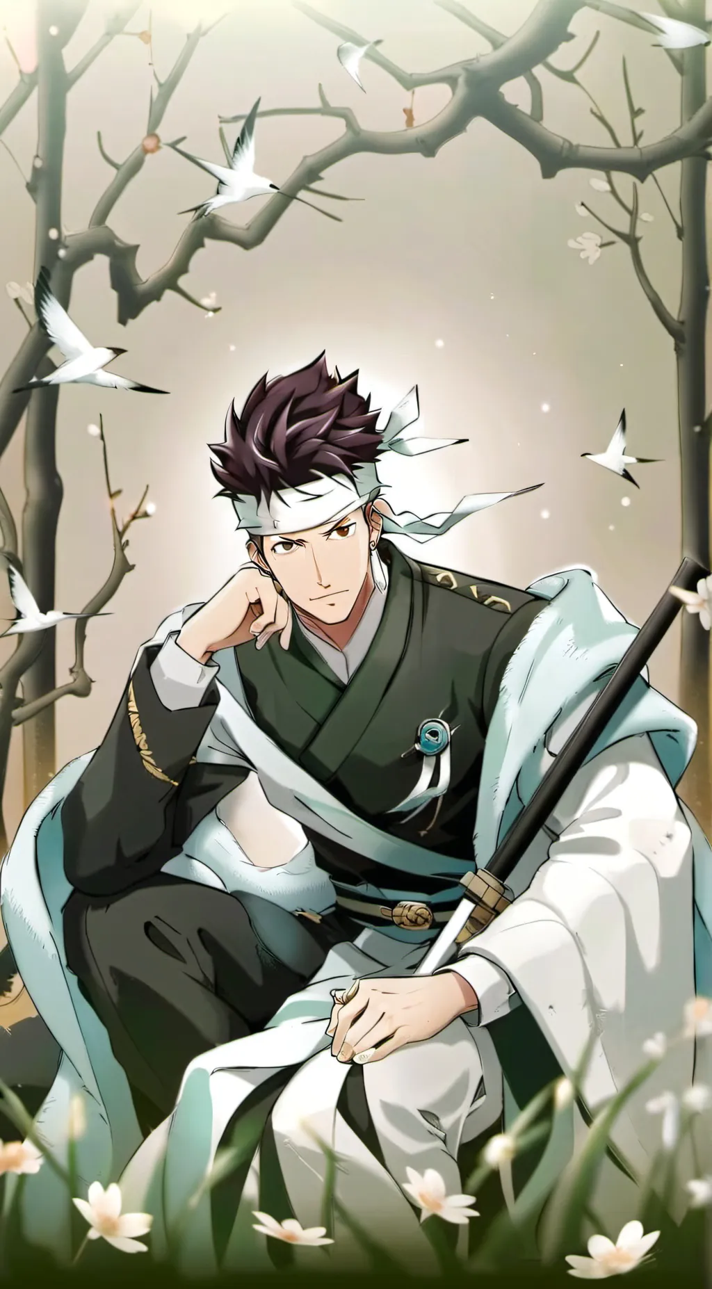 ai character: Ashura Otsutsuki   background