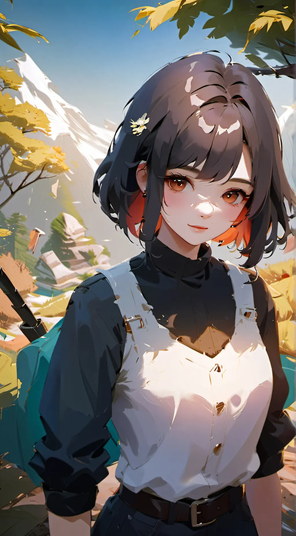 ai character: Shizu and Seren background