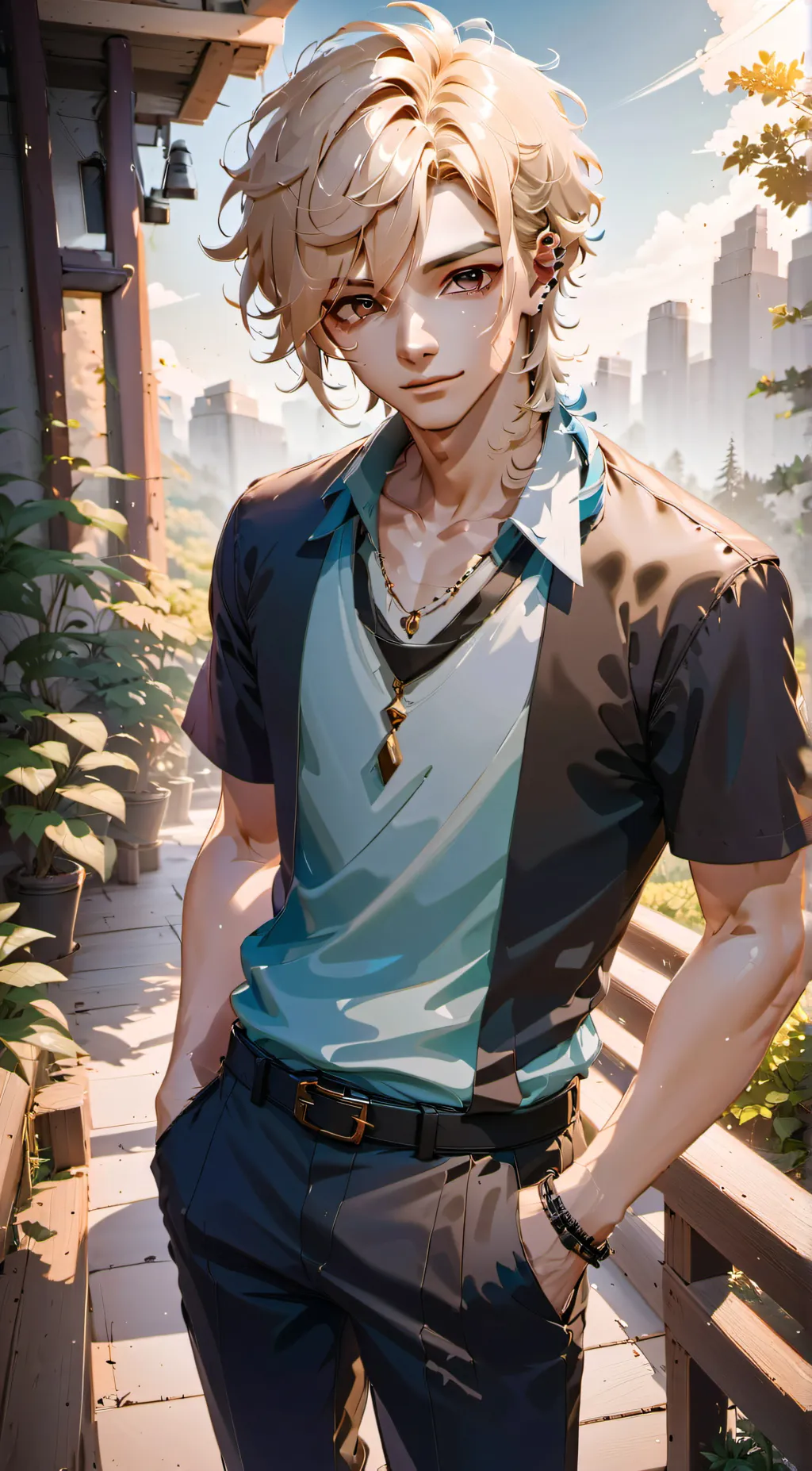 ai character: Jaden  background