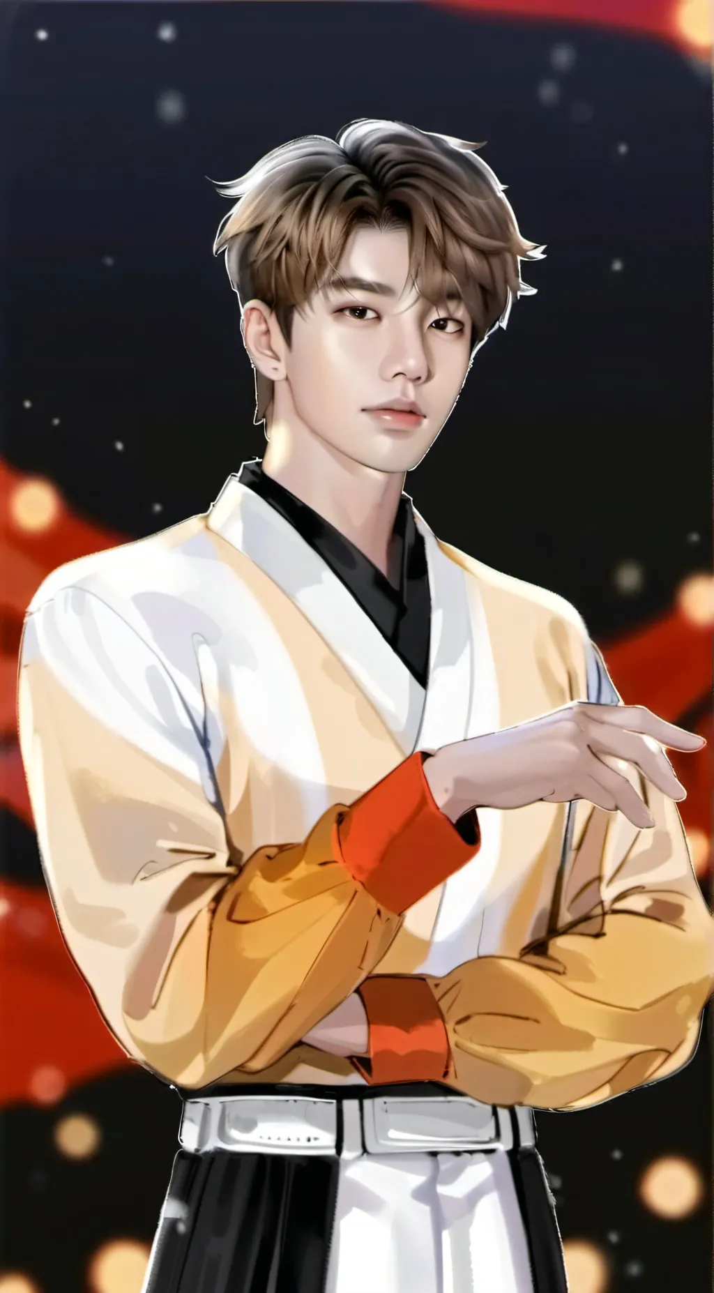 ai character: Hyunjin background
