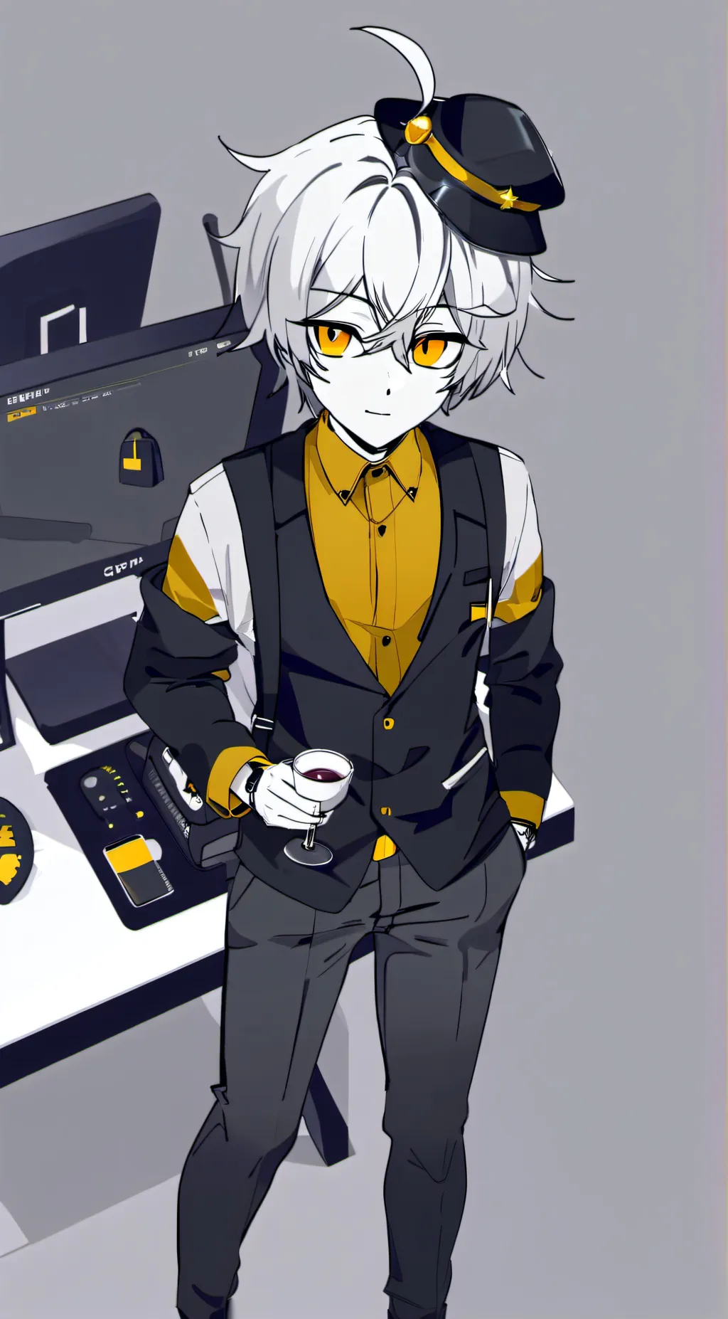 ai character: Roblox Cashier 😍 background