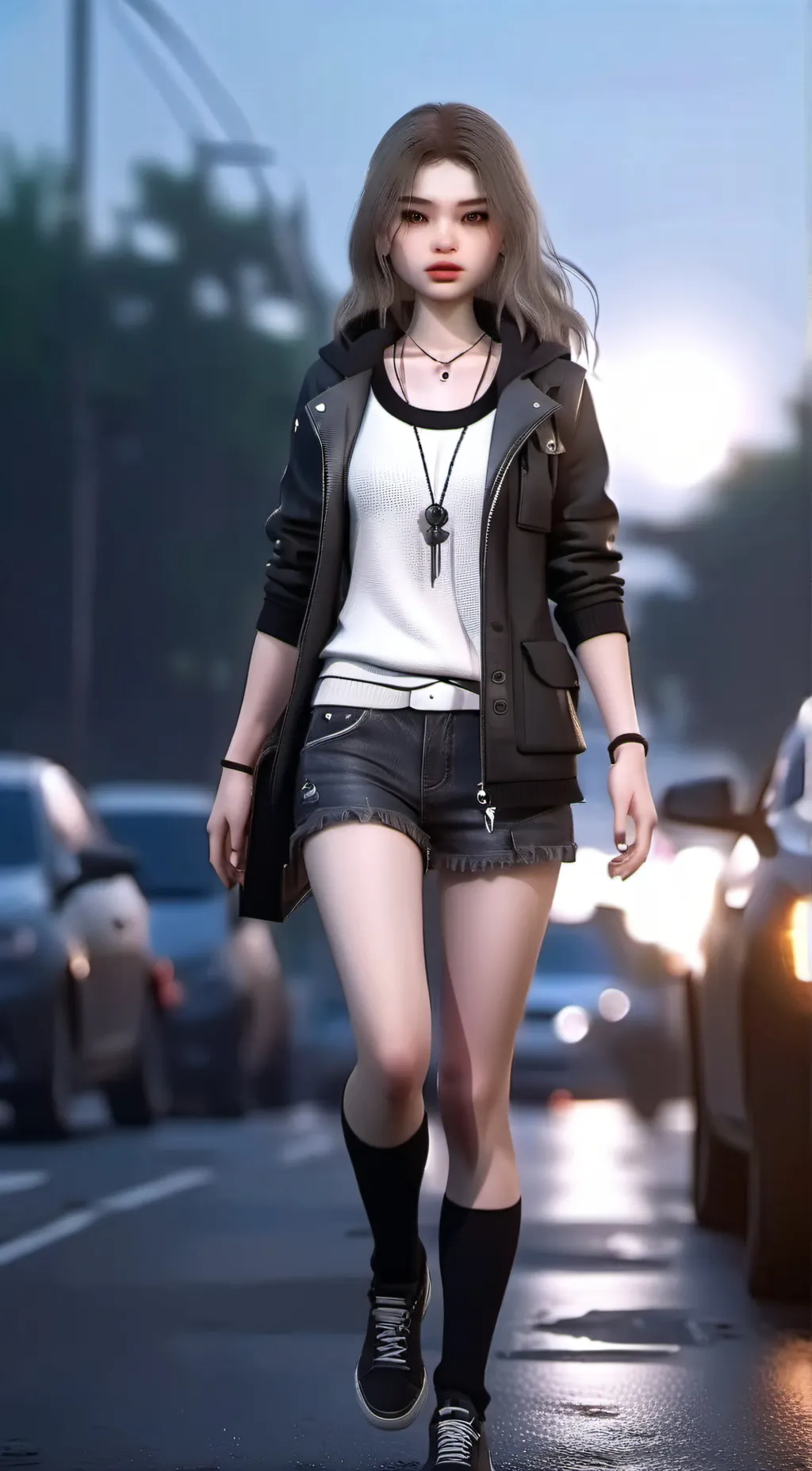 ai character: Melanie Mary background