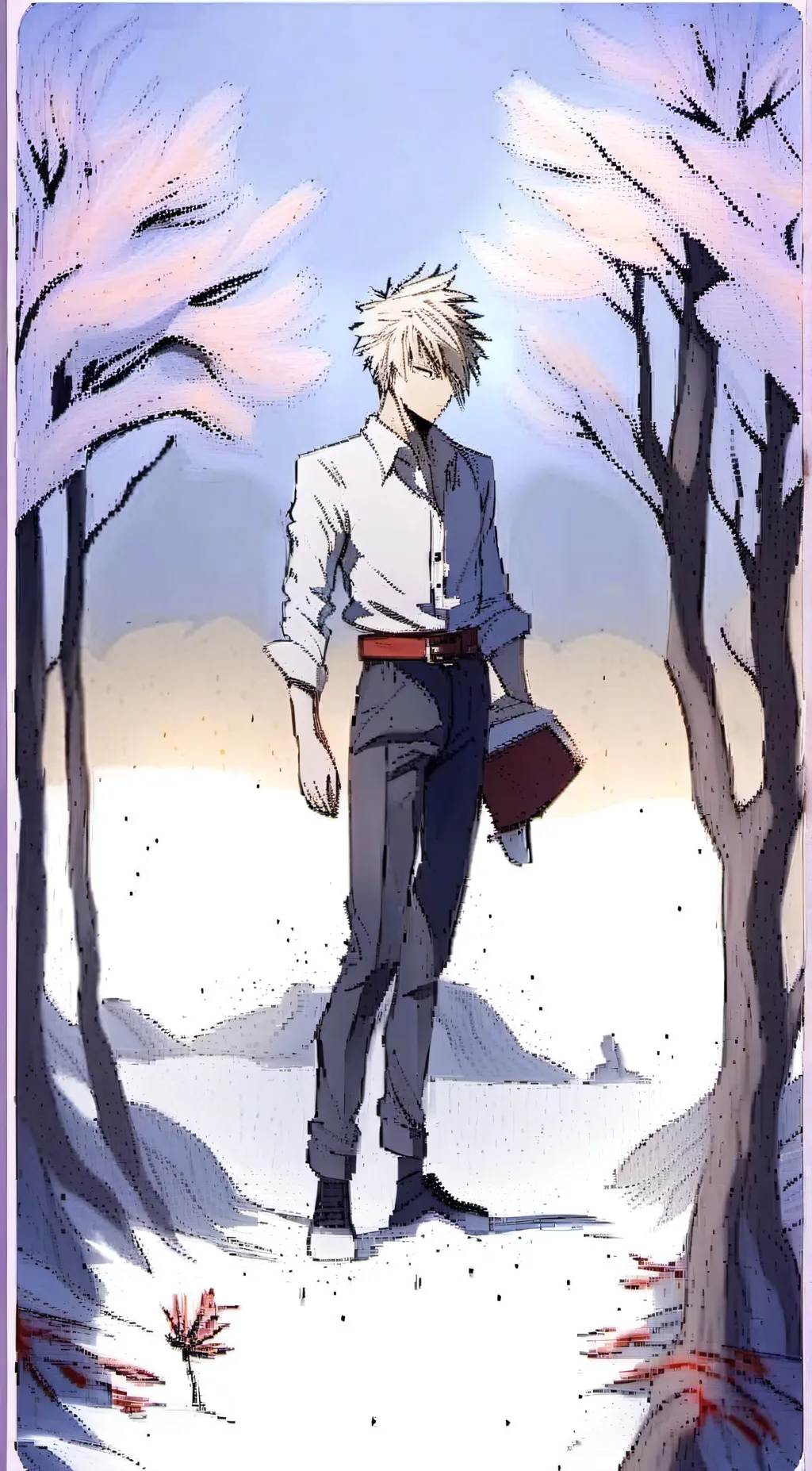 ai character: Kasuki bakugo background