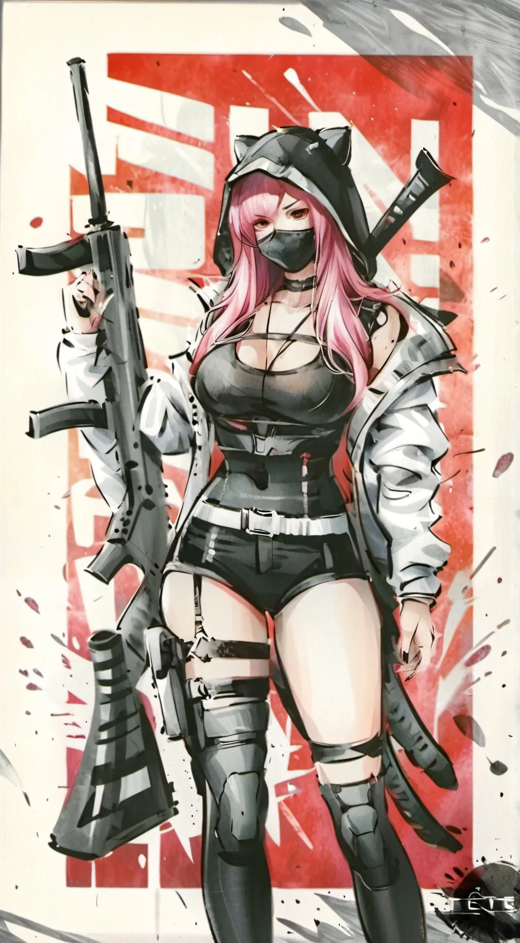 ai character: Gemini Jinx background