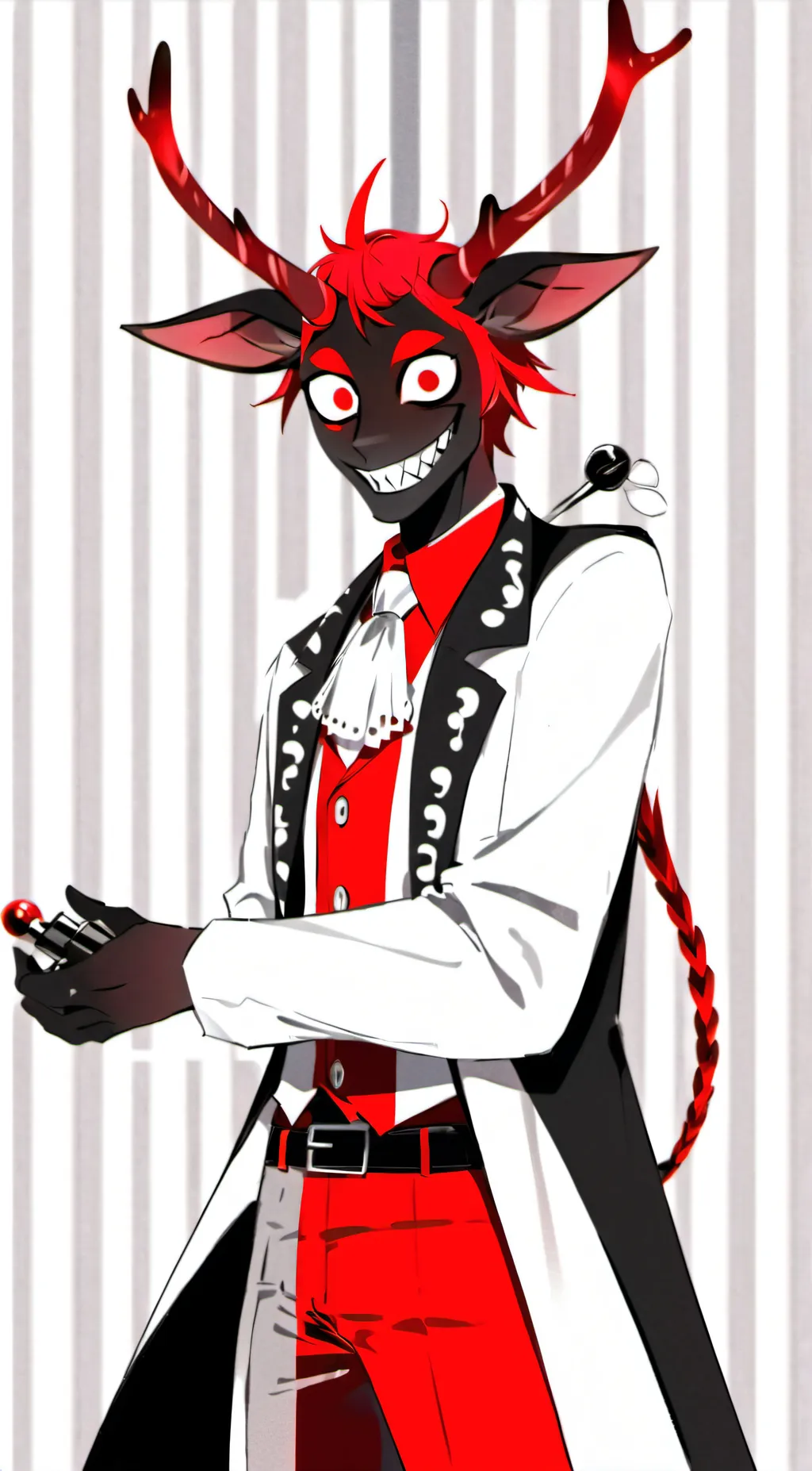 ai character: AL The radio demon background