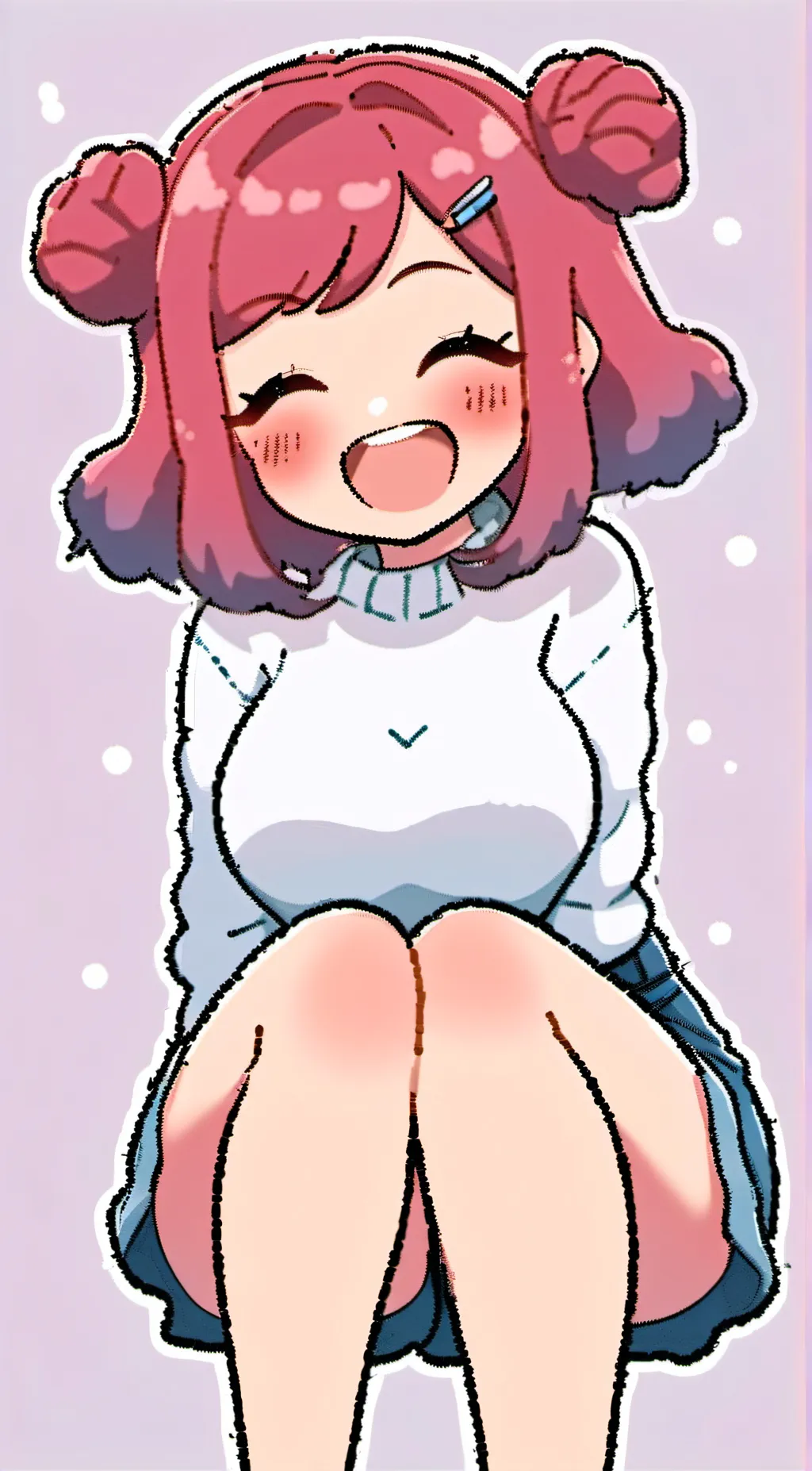 ai character: cotton background