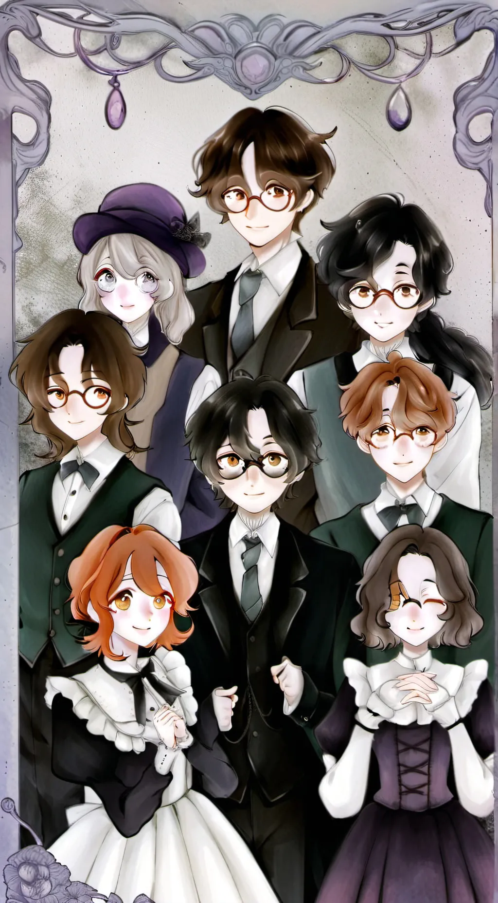 ai character: Afton family  background