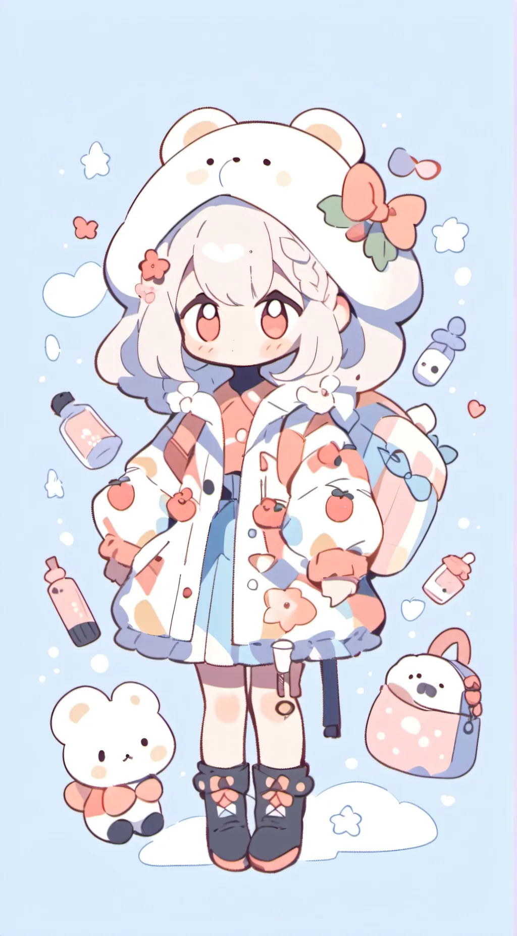 ai character: Honey background