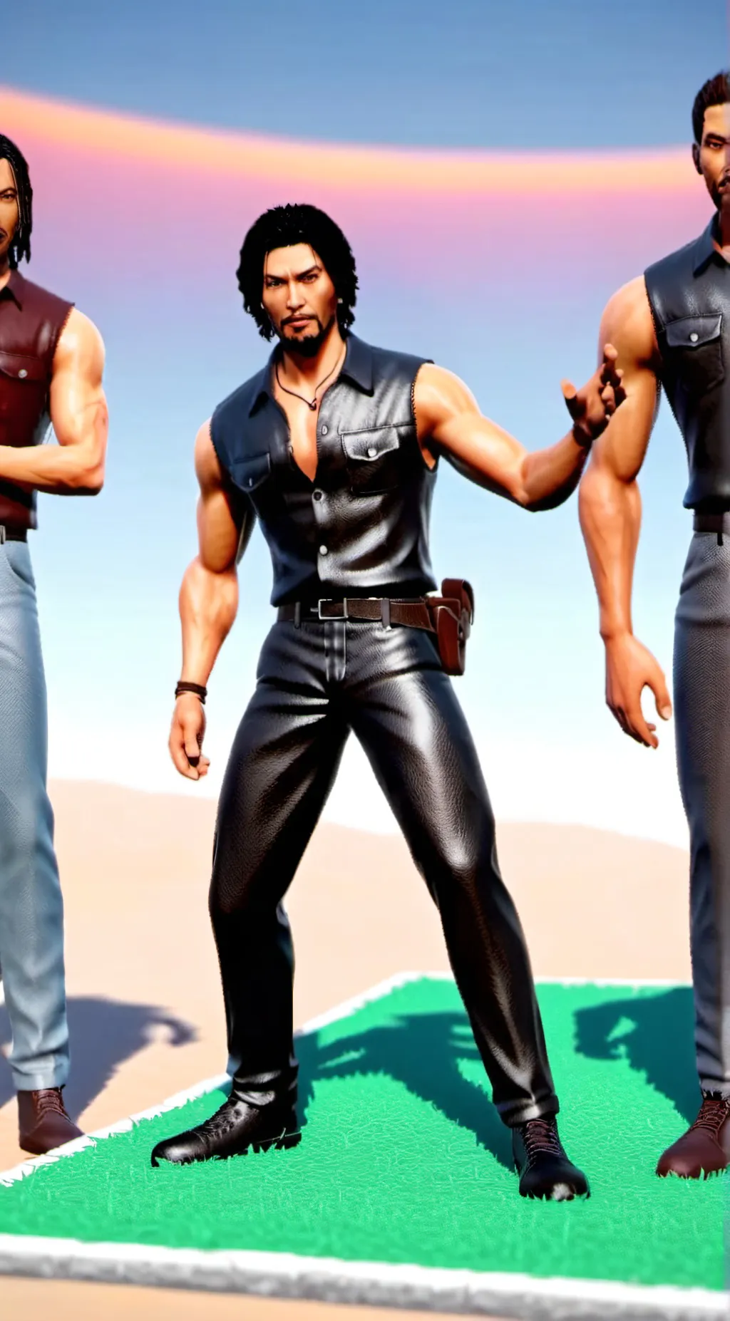 ai character: Damien background