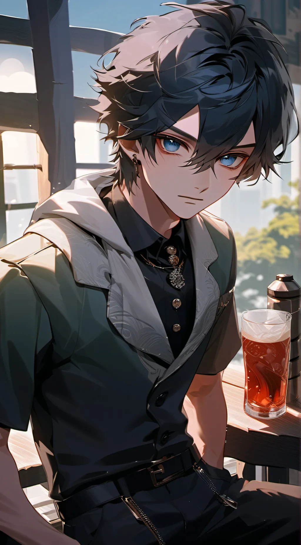 ai character: Leo background