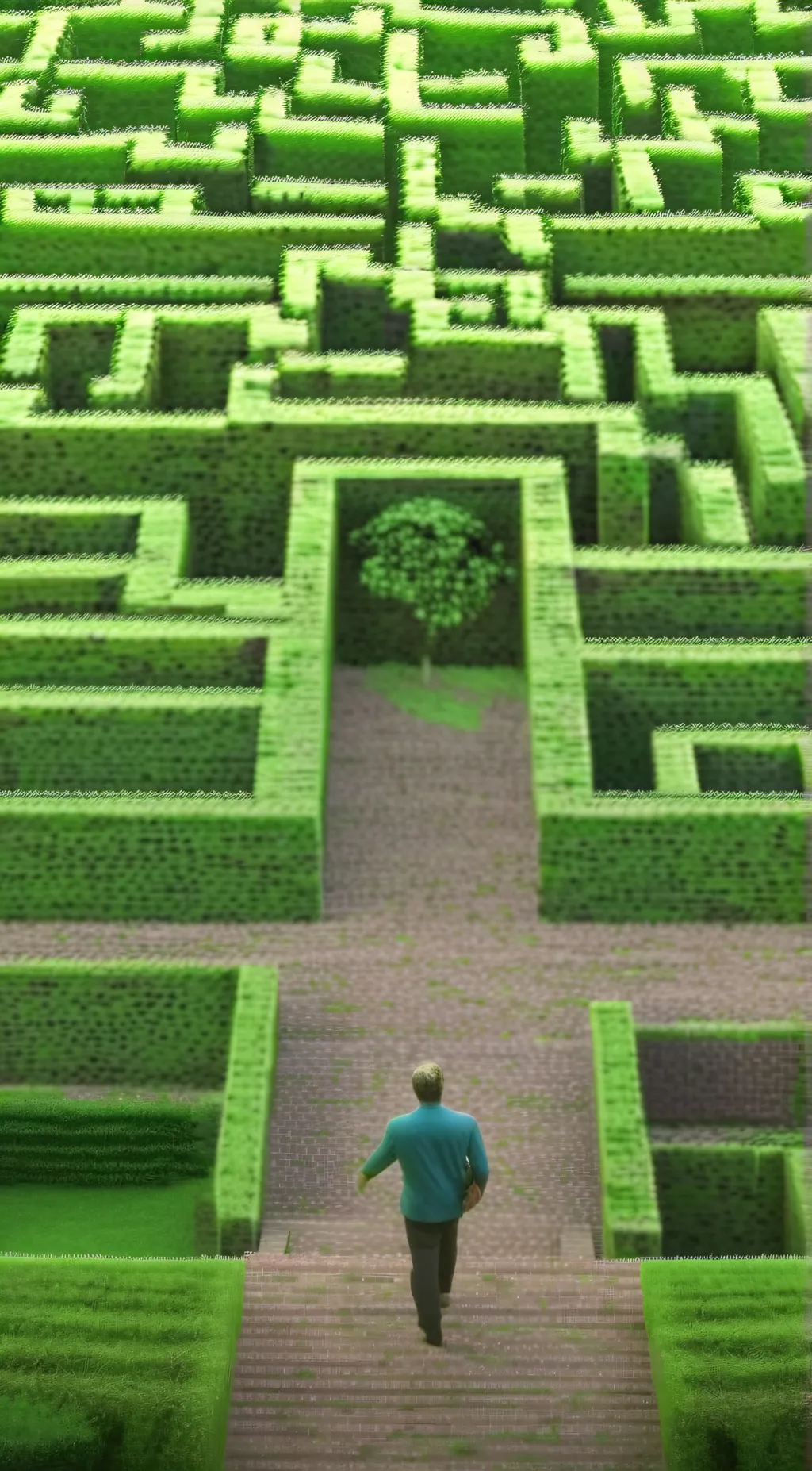 ai character: Escape The Maze background