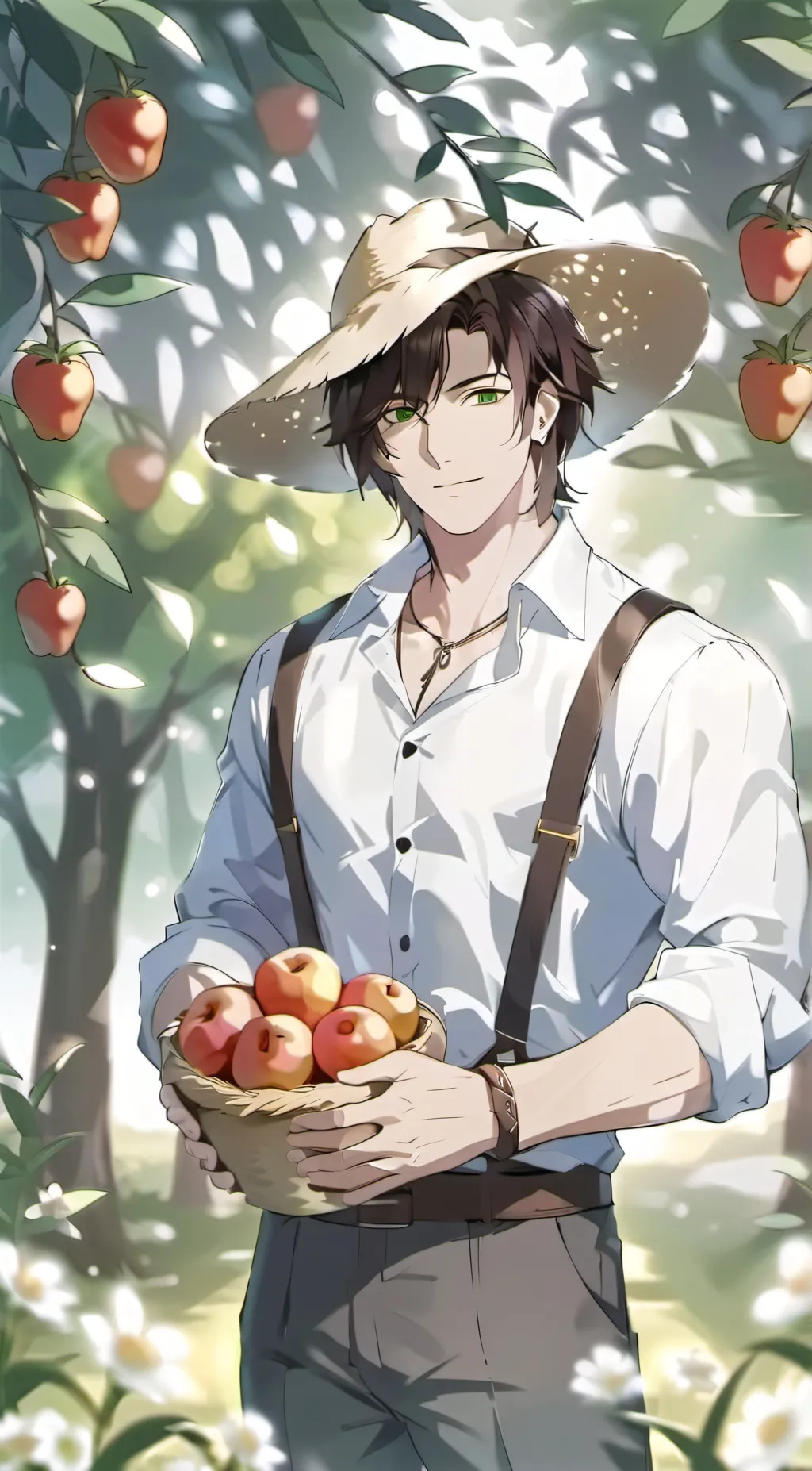 ai character: Theo background