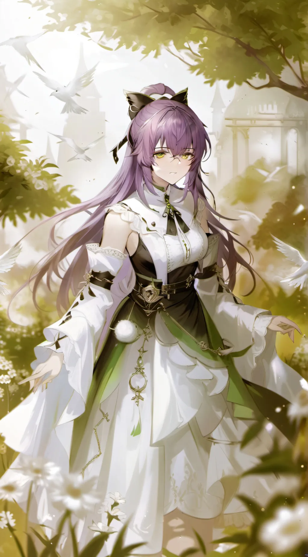 ai character: sky background