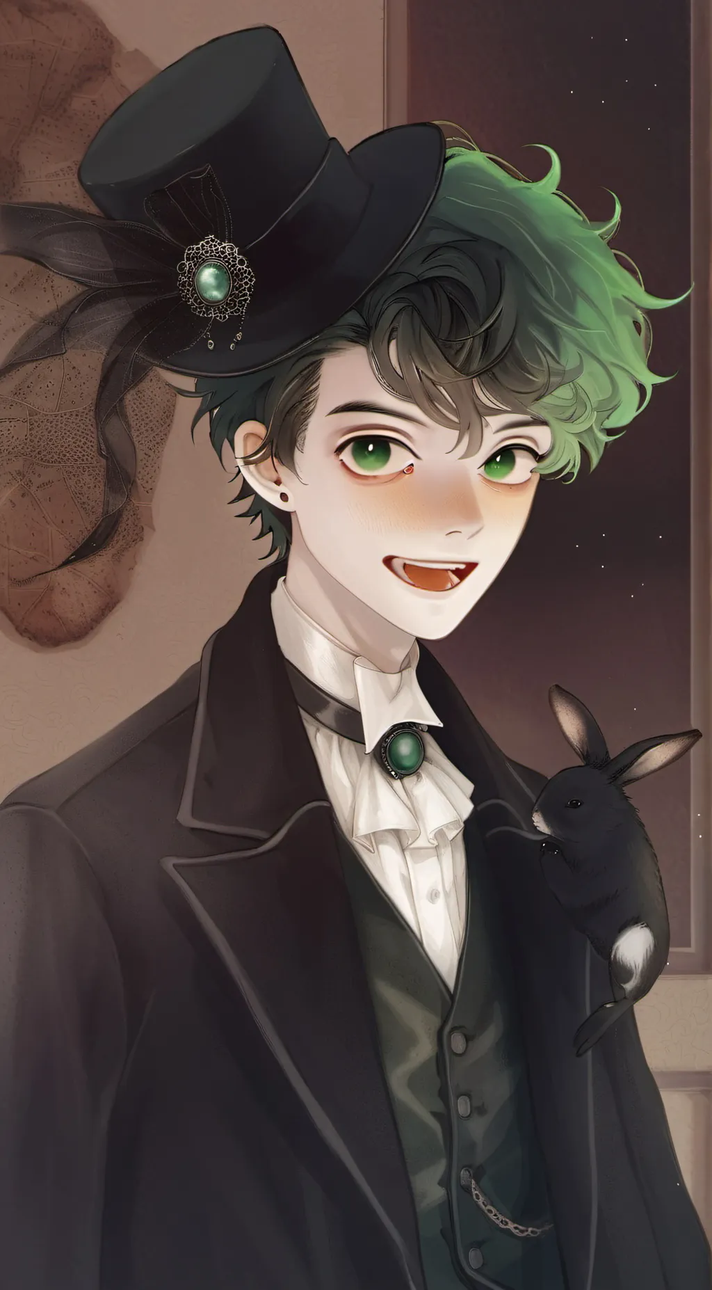 ai character: deku  background