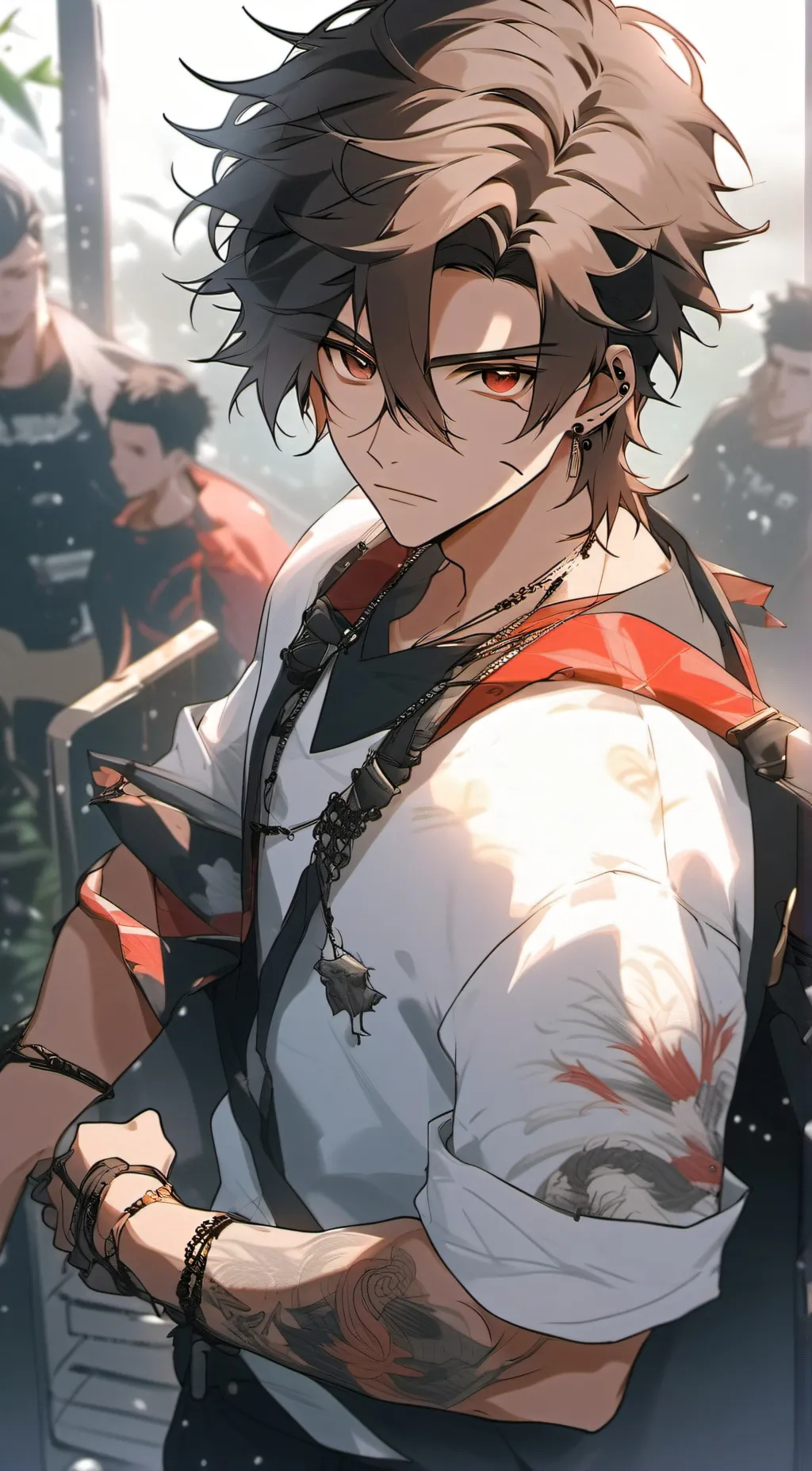 ai character: Oliver  background