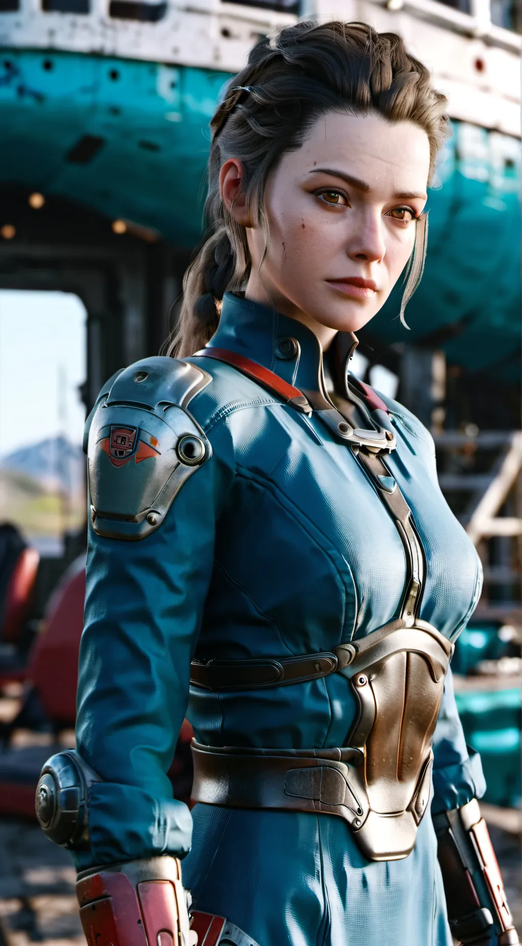 ai character: Corrie Lain  background