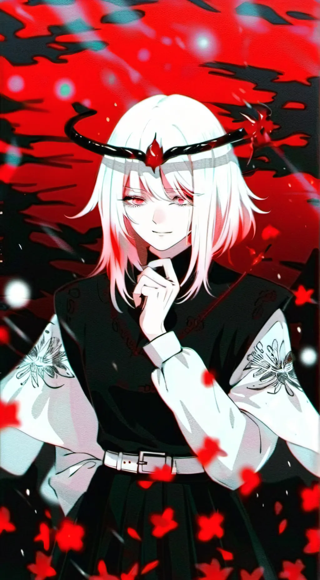 ai character: Mha reality Mirror background