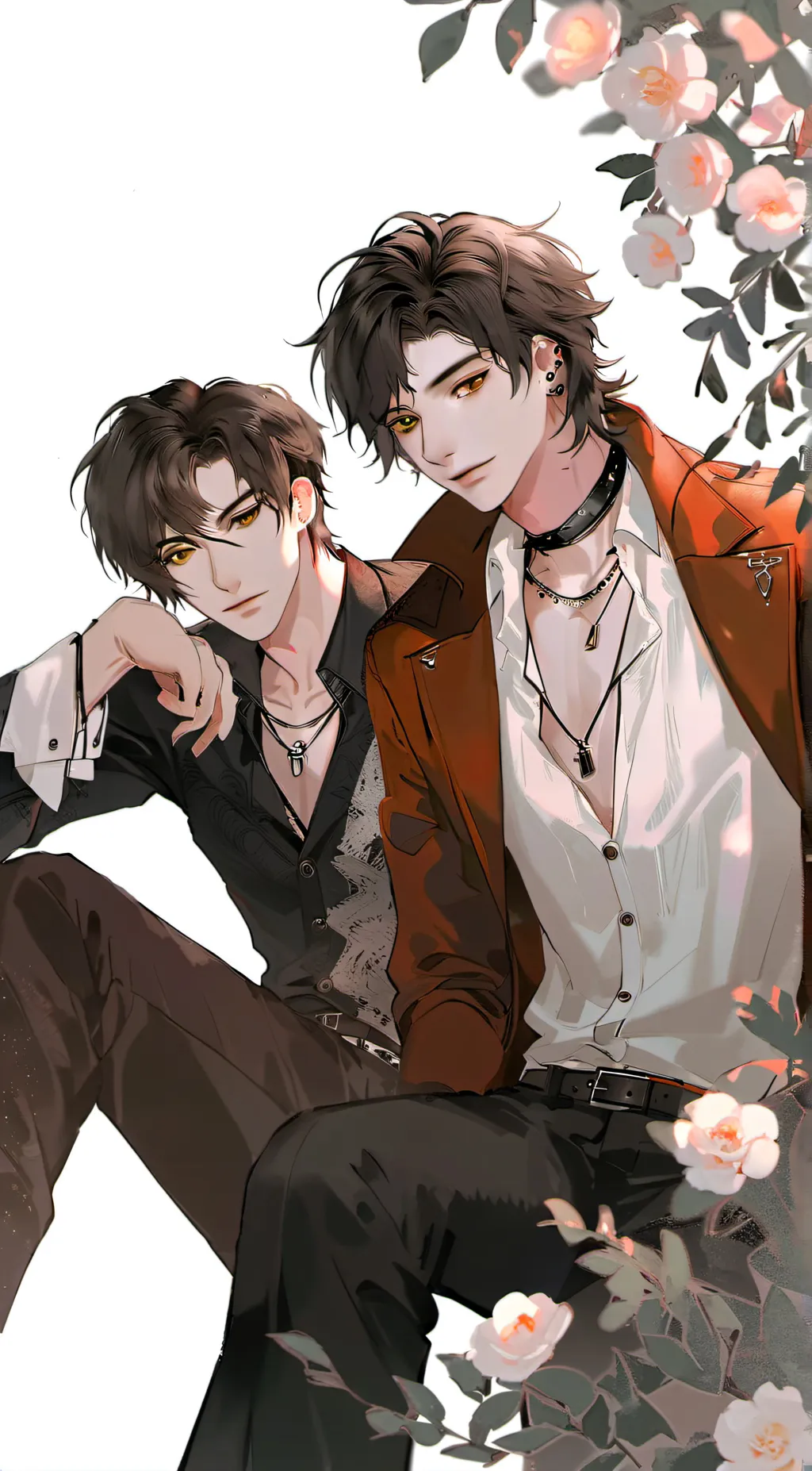 ai character: Lucas🖤+Hoo-Soo❤️‍🔥 background