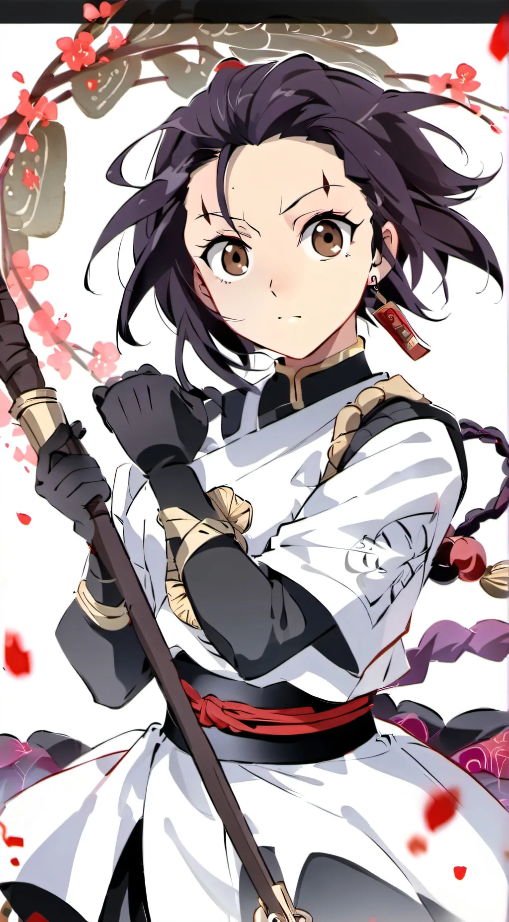 ai character: Demon slayer  background