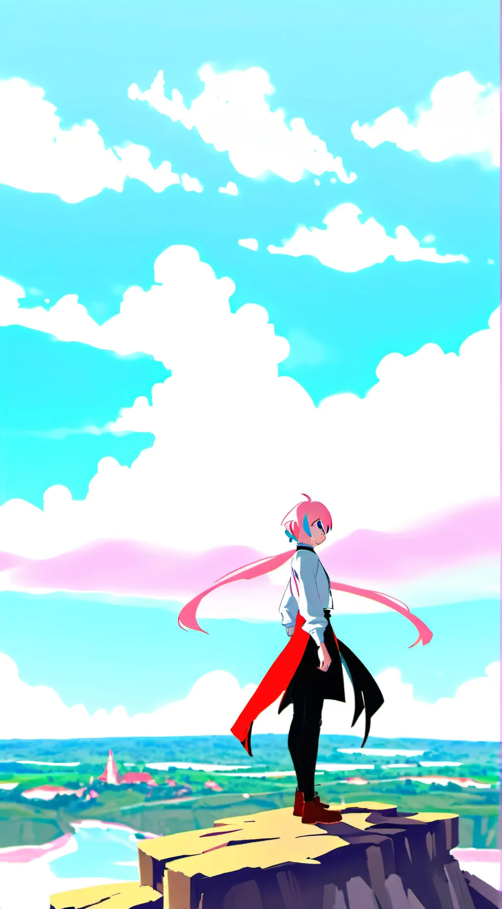 ai character: Fluttershy  background