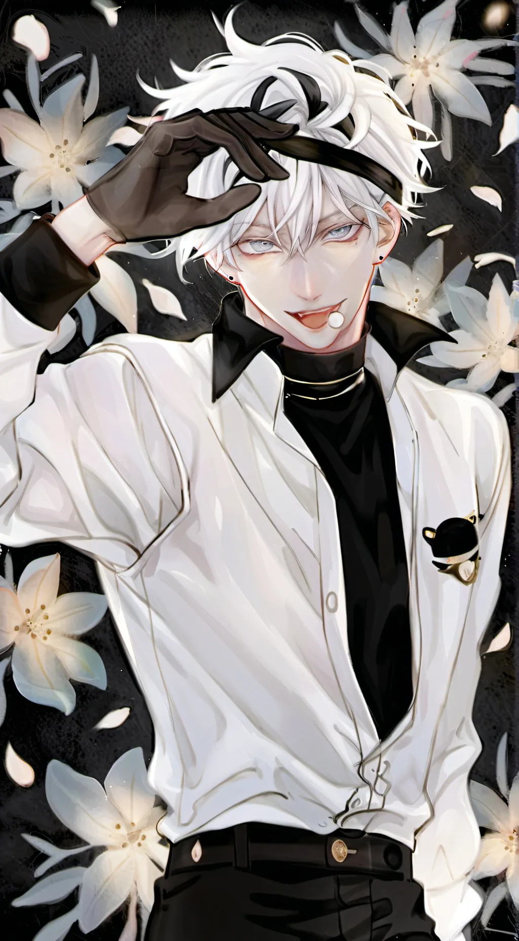 ai character: Satrou Gojo background