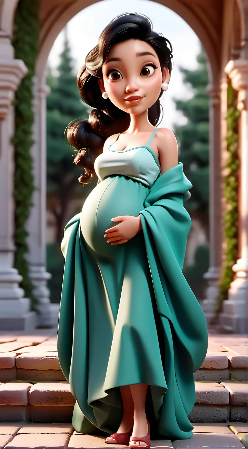 ai character: Kayla background