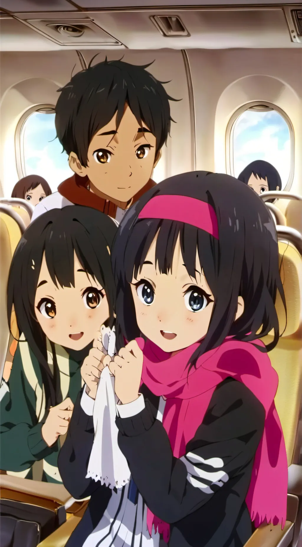 ai character: plane background