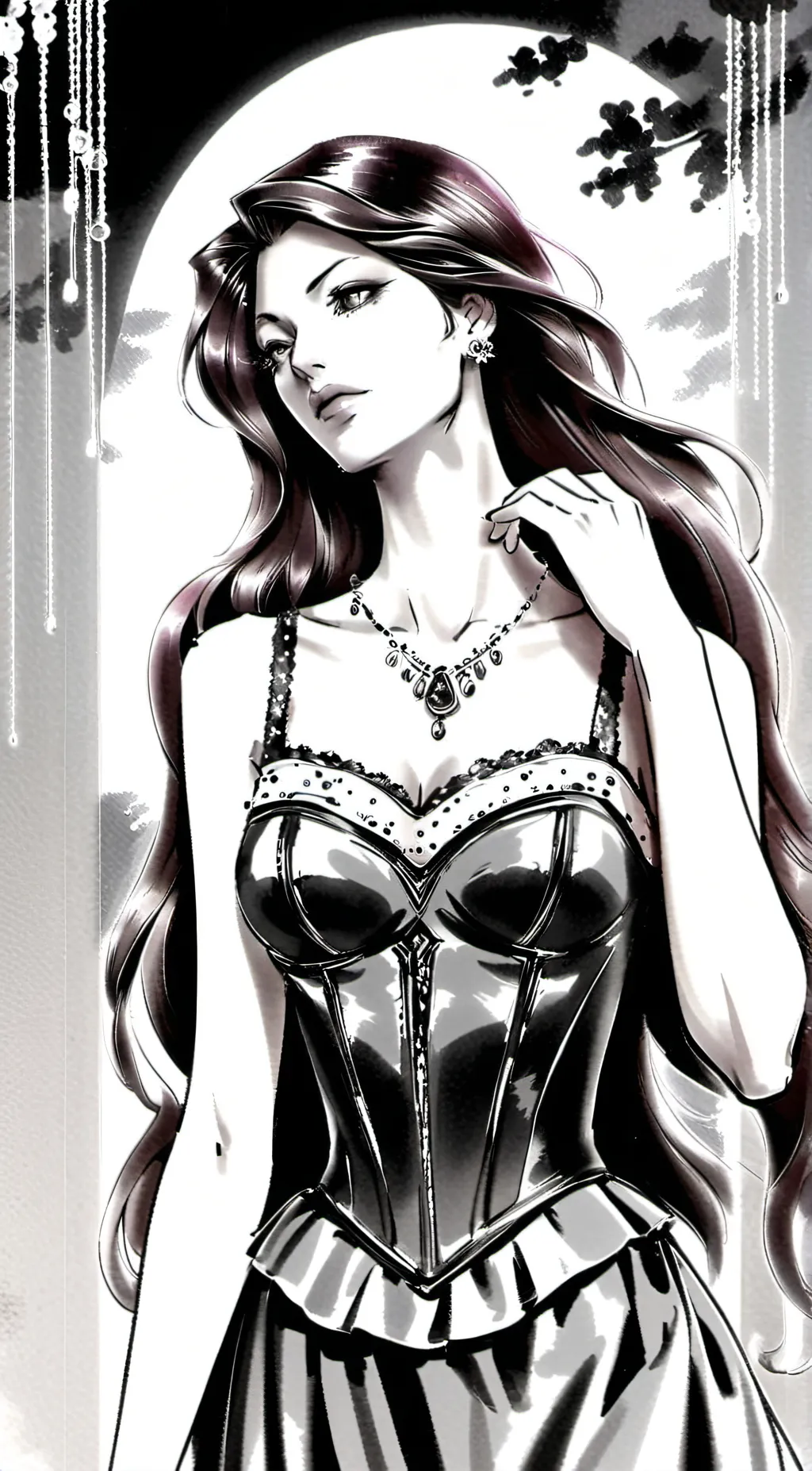 ai character: Olivia Night background