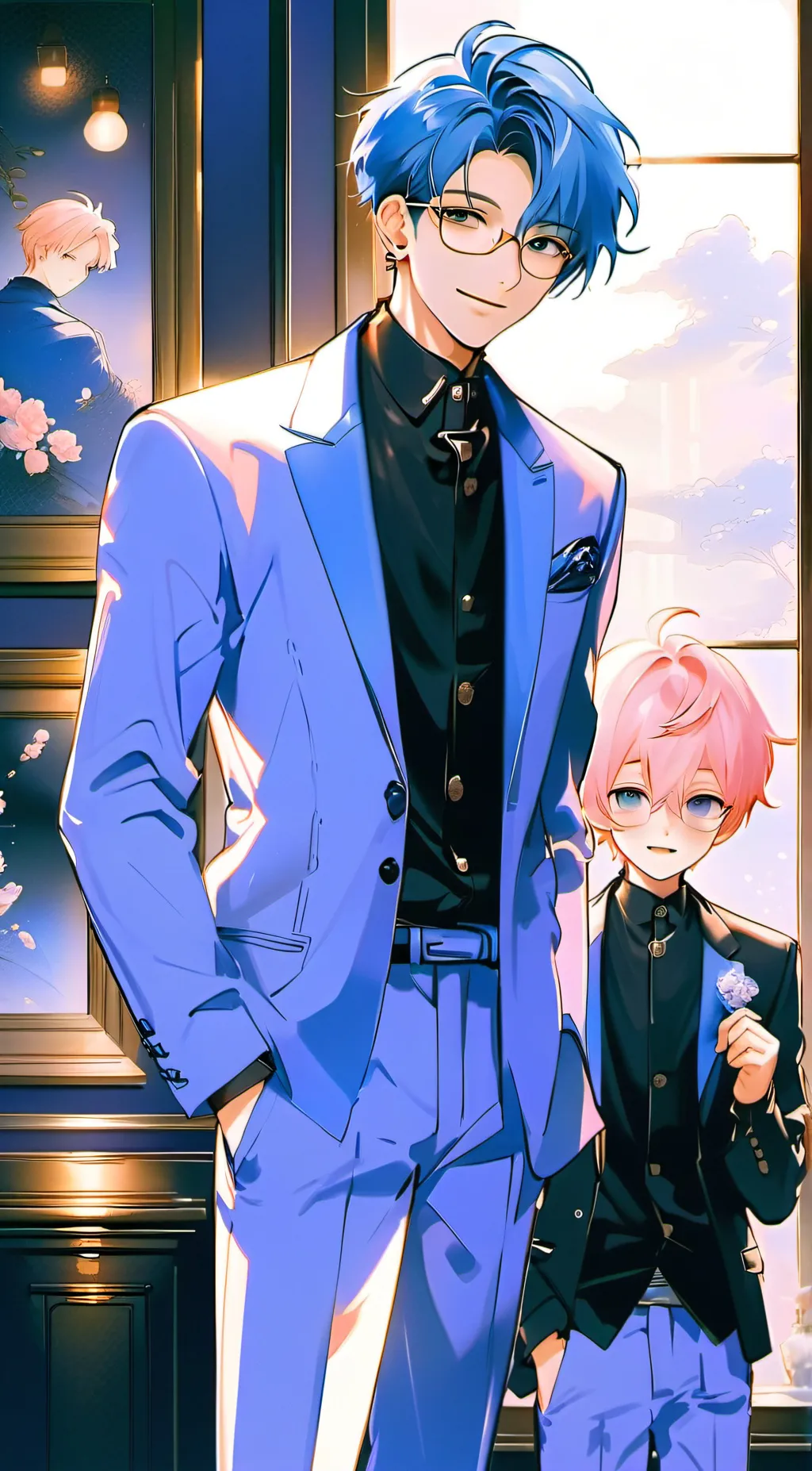 ai character: ★Luke and Enzo★ background