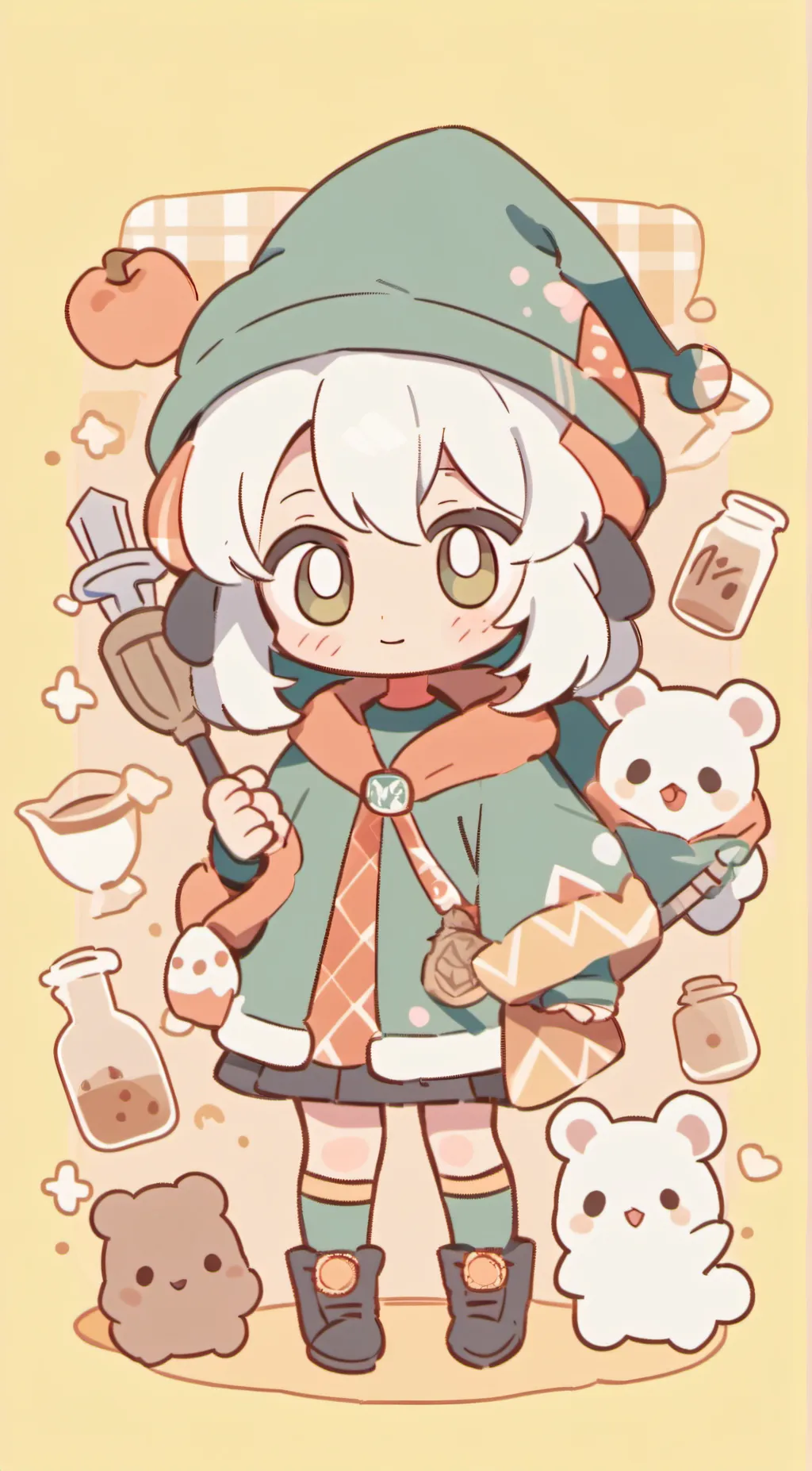 ai character: HP Pokemon  background